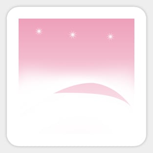 pink background Sticker
